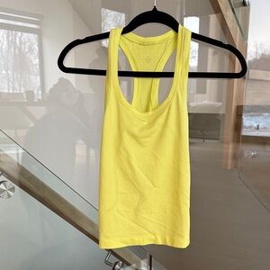Lululemon Athletica Neon Yellow Tank Top Run Free